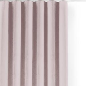 Světle růžový sametový dimout závěs 400x270 cm Velto – Filumi