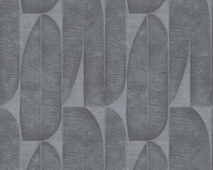 A.S. Création | Vliesová tapeta na zeď Stories of Life 39658-4 | 0,53 x 10,05 m | černá, šedá