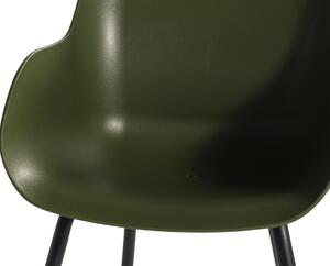 Sophie Rondo Elegance - jídelní plastová židle Hartman s alu podnoží Sophie - barva židle: mahagony seat