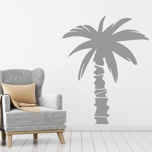 Živá Zeď Samolepka Tropická palma Barva: černá