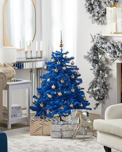 Vánoční stromeček 120 cm modrý FARNHAM