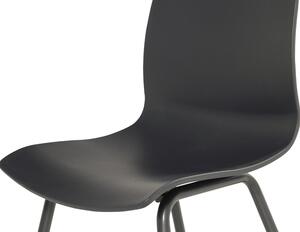 Sophie Rondo Wave - jídelní židle Hartman s alu podnoží Sophie - barva židle: Carbon Black