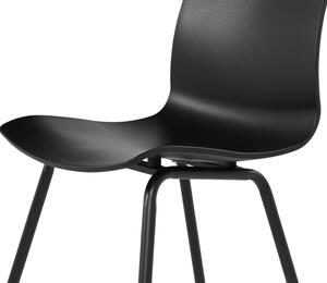Sophie Rondo Wave - jídelní židle Hartman s alu podnoží Sophie - barva židle: Carbon Black