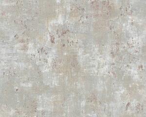 A.S. Création | Vliesová tapeta na zeď Stories of Life 39670-2 | 0,53 x 10,05 m | šedá, krémová, hnědá, bronzová