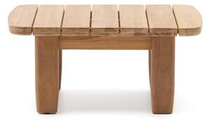 Zahradní odkládací stolek z teakového dřeva 70x70 cm Tirant – Kave Home