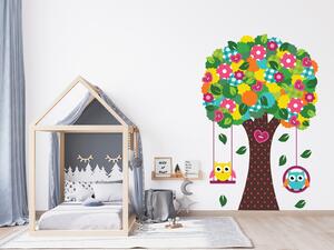 Barevný strom pro děti 130 x 198 cm