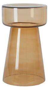 Skleněný kulatý odkládací stolek ø 30 cm Dakwa – Light & Living
