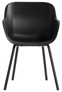 Sophie Rondo Elegance - jídelní plastová židle Hartman s alu podnoží Sophie - barva židle: mahagony seat