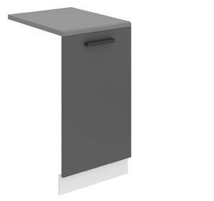 Panel na myčku Belini Premium Full Version zakrytý 45 cm šedý mat s pracovní deskou