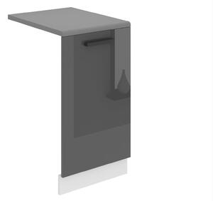 Panel na myčku Belini Premium Full Version zakrytý 45 cm šedý lesk s pracovní deskou