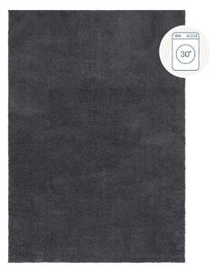 Tmavě šedý pratelný koberec z recyklovaných vláken 80x150 cm Fluffy – Flair Rugs