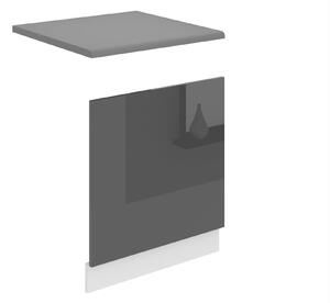 Panel na myčku Belini Premium Full Version odkrytý 60 cm černý lesk s pracovní deskou