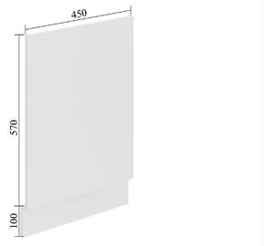 Panel na myčku Belini Premium Full Version odkrytý 45 cm dub wotan s pracovní deskou