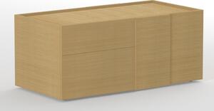 NARBUTAS - Kancelářská skříňka PLANA 120x60x51,7 - dýha