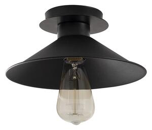 Černé stropní svítidlo s kovovým stínidlem ø 24 cm Berceste – Opviq lights