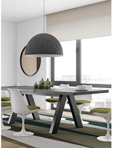 Prodlužovací jídelní stůl v betonovém vzhledu Apex, 200-250 x 100 cm