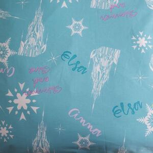 Jerry Fabrics Povlečení Ledové království - White snowflake | 140 x 200 cm / 70 x 90 cm