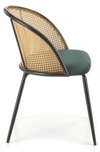 Halmar Jídelní židle / křeslo K508 tmavě zelená