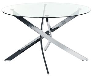 Jídelní stůl MARAMO Stříbrná 120 cm 120 cm Bezpečnostní sklo