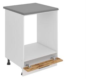 Kuchyňská skříňka Belini Premium Full Version spodní pro vestavnou troubu 60 cm dub wotan s pracovní deskou