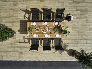 Yasmani Resysta zahradní jídelní stůl Hartman o rozměru 240x100cm Barva: Carbon Black