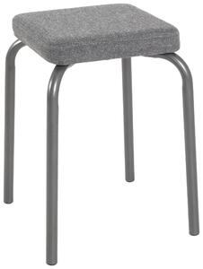 STOHOVATELNÁ STOLIČKA, kov, textil, 36/49/36 cm Carryhome - Taburety