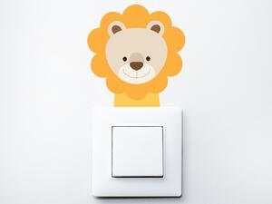Barevný lvíček na vypínač 10 x 11 cm