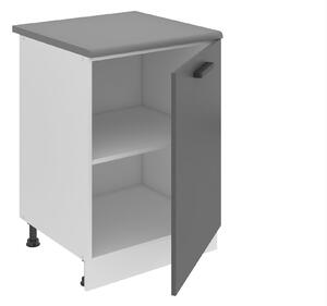 Kuchyňská skříňka Belini Premium Full Version spodní 60 cm šedý mat s pracovní deskou