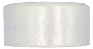 Saténová stahovací látková stuha SATINBAND SUSIFIX bílá 25 mm x 3 m (8,-Kč/m)