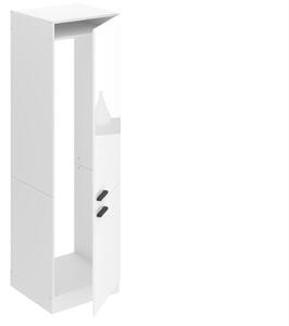 Vysoká kuchyňská skříňka Belini Premium Full Version na vestavnou lednici 60 cm bílý lesk