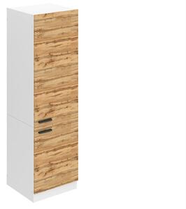 Vysoká kuchyňská skříňka Belini Premium Full Version na vestavnou lednici 60 cm dub wotan