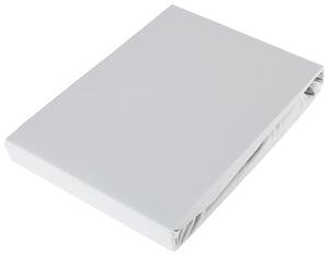 ELASTICKÉ PROSTĚRADLO, žerzej, světle šedá, 100/200 cm Bio:Vio - Prostěradla