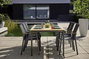 Hartman Silencio teakový zahradní stůl s alu podnoží rozměr: 160x90cm