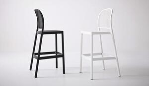 GABER - Barová židle PANAMA - vysoká, bílá
