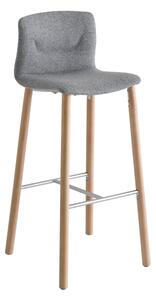 GABER - Barová židle SLOT 78 B čalouněná, vysoká