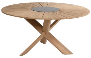Provence zahradní teakový stůl Hartman o průměru 150cm v barvě natural