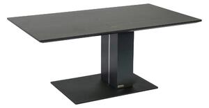 KONFERENČNÍ STOLEK, antracitová, černá, kov, keramika, kompozitní dřevo, 110/59/47-66 cm Dieter Knoll - Konferenční stolky