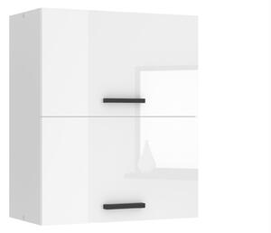 Kuchyňská skříňka Belini Premium Full Version horní 60 cm bílý lesk
