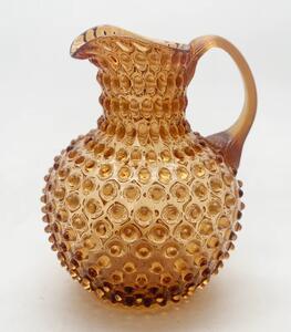 Sklárna Častolovice - Džbán 2l - Hobnail – Ananas – zlatý topas