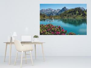 Alpské jezero 72 x 48 cm