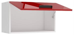 Kuchyňská skříňka Belini Premium Full Version nad digestoř 60 cm červený lesk