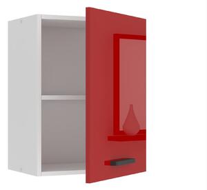 Kuchyňská skříňka Belini Premium Full Version horní 45 cm červený lesk