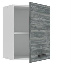 Kuchyňská skříňka Belini Premium Full Version horní 45 cm šedý antracit Glamour Wood