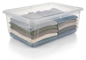 Keeeper Úložný box s víkem (má 2 funkce) BEA Clearbox 30L, 59 x 39 x 18 cm