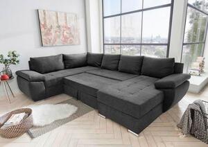 SEDACÍ SOUPRAVA, textil, antracitová P & B - Sedací soupravy, Online Only