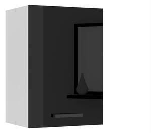 Kuchyňská skříňka Belini Premium Full Version horní 40 cm černý lesk