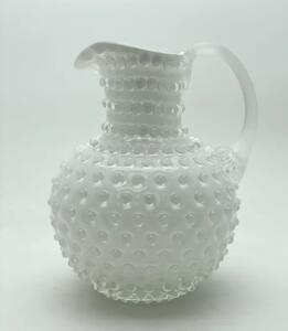 Sklárna Častolovice - Džbán 2l - Hobnail – Ananas – opál - bílá
