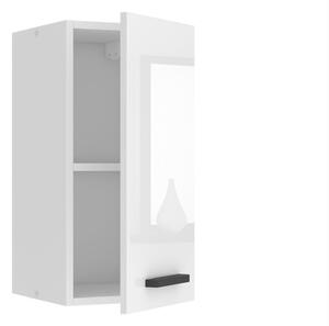 Kuchyňská skříňka Belini Premium Full Version horní 30 cm bílý lesk