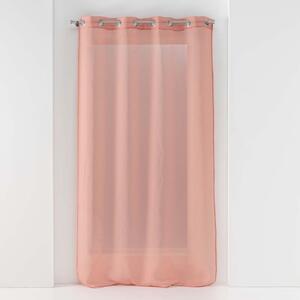 Růžová voálová záclona 140x280 cm Sandra – douceur d'intérieur
