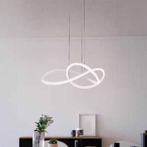 Eglo 390528 - LED Stm. lustr na lanku RIAZA LED/40W/230V 2200-6500K bílá + DO